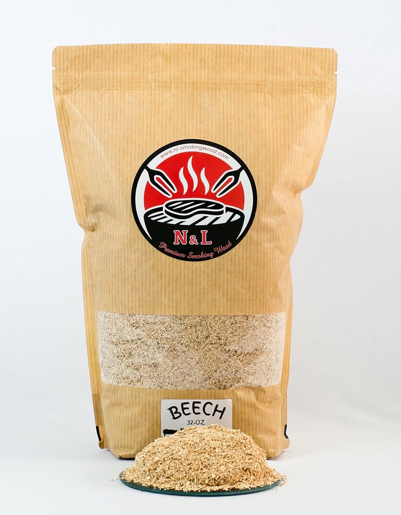 NL BBQ Premium Smoking Wood OAK-CHERRY-BEECH-ALDER (Beech Sawdust) - Image 4